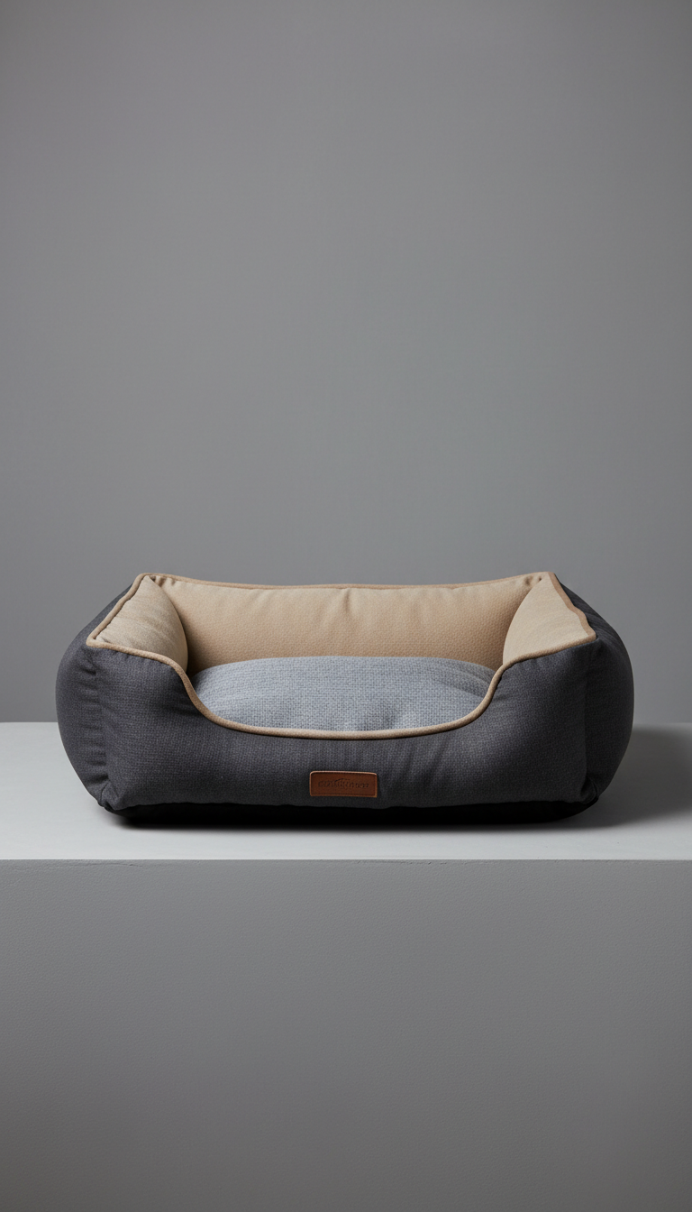 Orthopedic Pet Bed With Plush Memory Foam