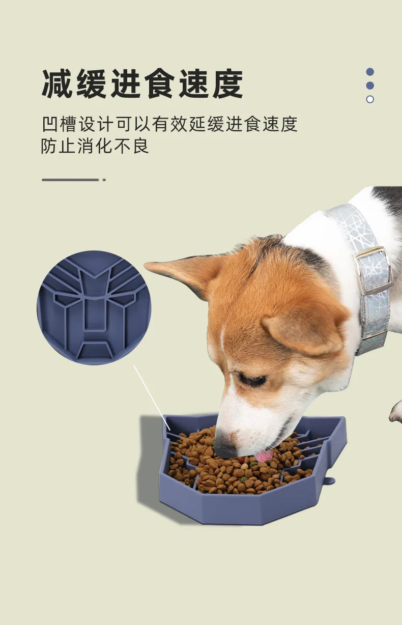 Silicone Slow Food Pad Suction Cup Anti Choking Cat Slow Food Bowl  Dog Licking Plate Pad Pet Slow Food Plate Pet supplies