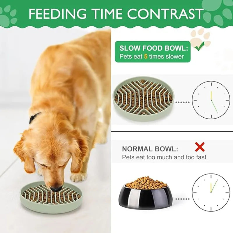 Silicone Slow Food Pad Suction Cup Anti Choking Cat Slow Food Bowl  Dog Licking Plate Pad Pet Slow Food Plate Pet supplies