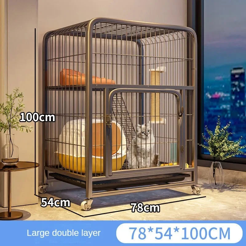 Cat Carrier Home Indoor Extra Large Free Space Cat Villa Multi-storey Luxury Cat Nest Multifunctional Pet Cage pet supplies