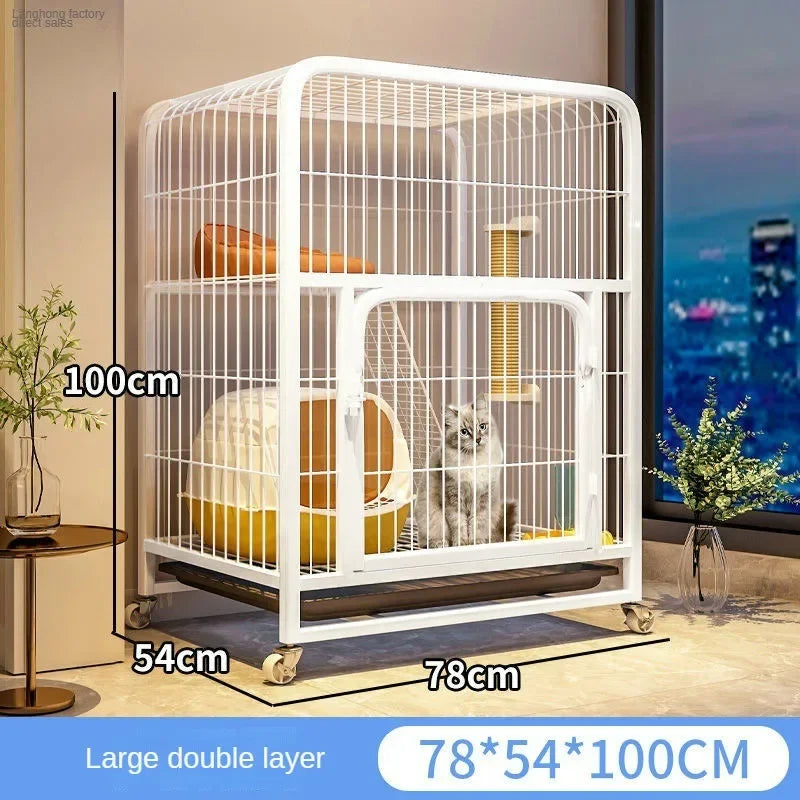 Cat Carrier Home Indoor Extra Large Free Space Cat Villa Multi-storey Luxury Cat Nest Multifunctional Pet Cage pet supplies