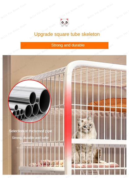 Cat Carrier Home Indoor Extra Large Free Space Cat Villa Multi-storey Luxury Cat Nest Multifunctional Pet Cage pet supplies