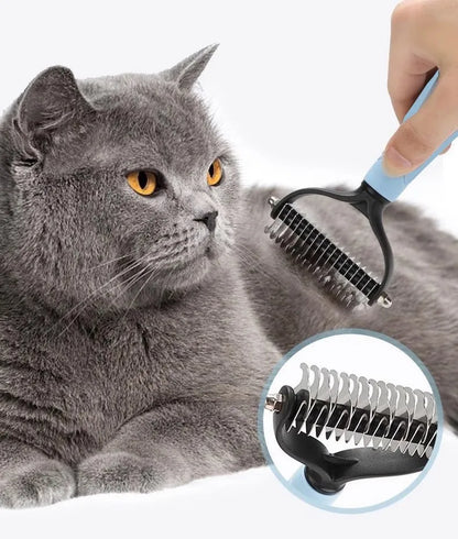 Dog Comb Knife Dog Brush Pet Hair Remover Stainless Steel Combs for Dogs Hair Knot Cleaning Massage Cat Brush Comb Pet Supplies