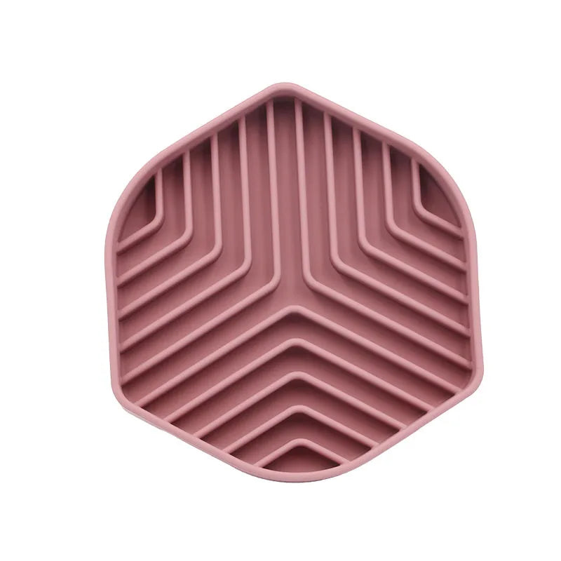 Silicone Slow Food Pad Suction Cup Anti Choking Cat Slow Food Bowl  Dog Licking Plate Pad Pet Slow Food Plate Pet supplies