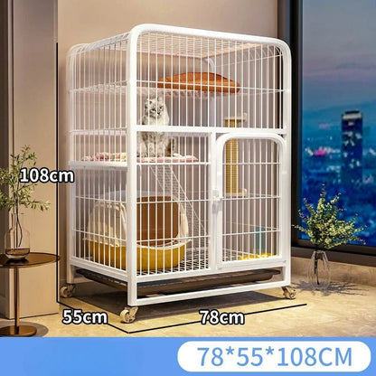 Cat Carrier Home Indoor Extra Large Free Space Cat Villa Multi-storey Luxury Cat Nest Multifunctional Pet Cage pet supplies