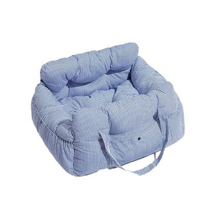 Pet Car Safety Seat Bed Pad Kennel Removable Washable Pet Supplies Four Season Universal Outdoors Traveling Indoor Dog Car Seat