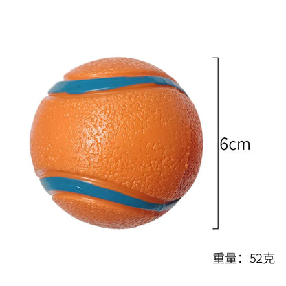 Dog Toy Rubber Ball Bite-resistant Ball Toy for Dogs Puddy Teddy Pitbull Solid Ball Pet Supplies Dog Accessories Pet Products