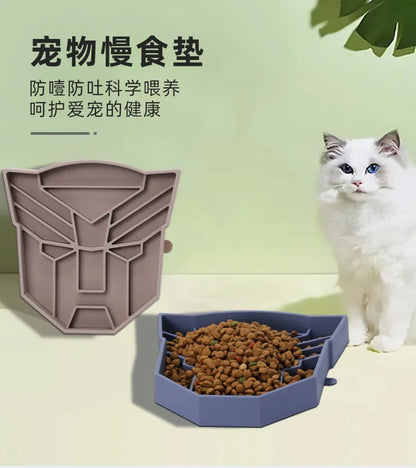Silicone Slow Food Pad Suction Cup Anti Choking Cat Slow Food Bowl  Dog Licking Plate Pad Pet Slow Food Plate Pet supplies