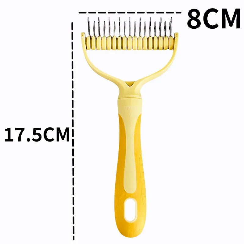 Dog Comb Knife Dog Brush Pet Hair Remover Stainless Steel Combs for Dogs Hair Knot Cleaning Massage Cat Brush Comb Pet Supplies