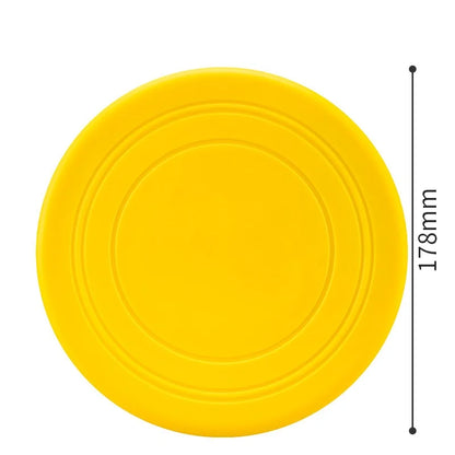 7 Colors Silicone Flying Saucer Interactive Dog Cat Toy Chew Resistant Flying Discs for Puppy Training Fun Pet Supplies