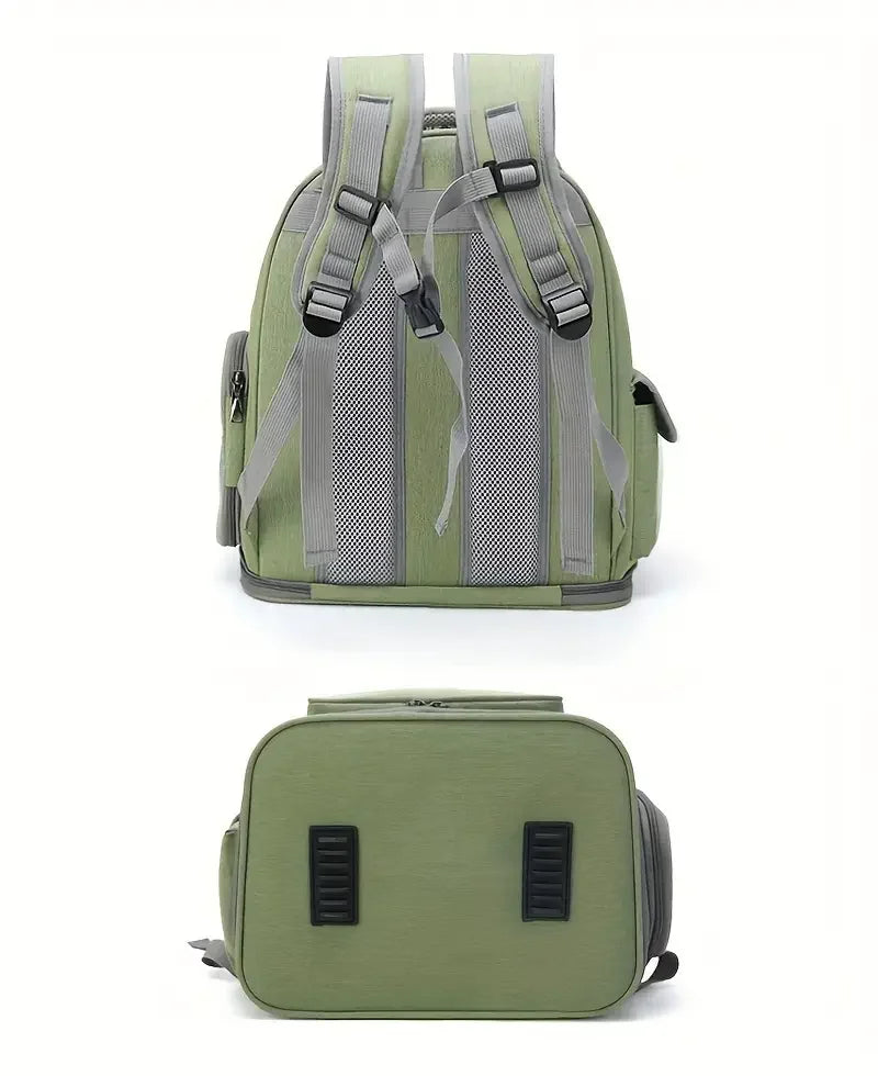 1pc Transparent Pet Carrier Bag Outdoor Travel Backpack for Cats Small Dogs Breathable Ventilated Cat Carrying Bag Pet Supplies