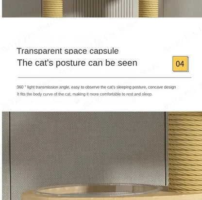 Double Pillar Cat Climbing Pillar Solid Wood Cat Cage Multifunctional Cat Stand Multi-layer Jumping Platform pet supplies
