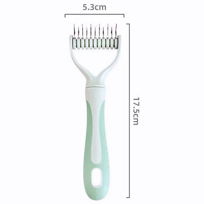 Dog Comb Knife Dog Brush Pet Hair Remover Stainless Steel Combs for Dogs Hair Knot Cleaning Massage Cat Brush Comb Pet Supplies