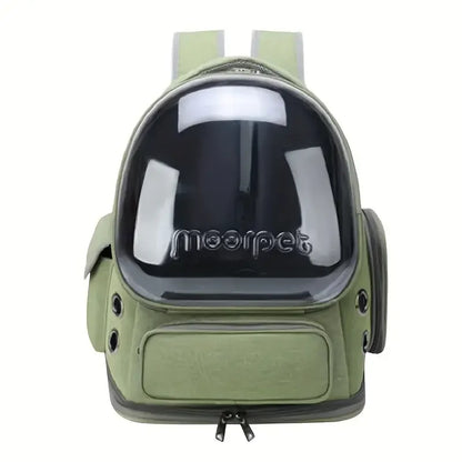 1pc Transparent Pet Carrier Bag Outdoor Travel Backpack for Cats Small Dogs Breathable Ventilated Cat Carrying Bag Pet Supplies