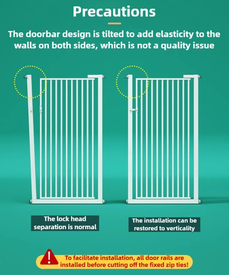 High 150CM Indoor Cat Fence Barrier Anti Jump Escape Cats Fences Isolation Gate Cats Containment Carbon Steel Pet Supplies