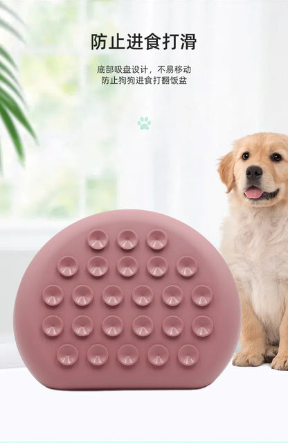 Silicone Slow Food Pad Suction Cup Anti Choking Cat Slow Food Bowl  Dog Licking Plate Pad Pet Slow Food Plate Pet supplies