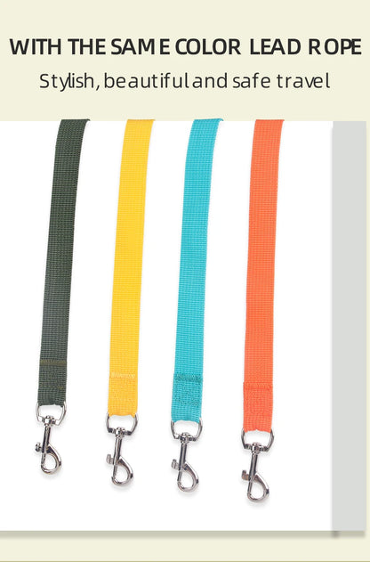 Cat Harness Dog Leash Breathable Mesh Spring Summer Pet Supplies Reflective Outdoor Walk Soft Cat Comfortable Puppy Harness