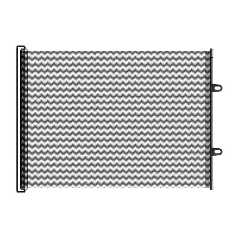 Retractable Barrier Fences Mesh Design Higher Design Mesh Stairs Gate Easy Install Punch-Free Dog Safety Fence Pet Supplies