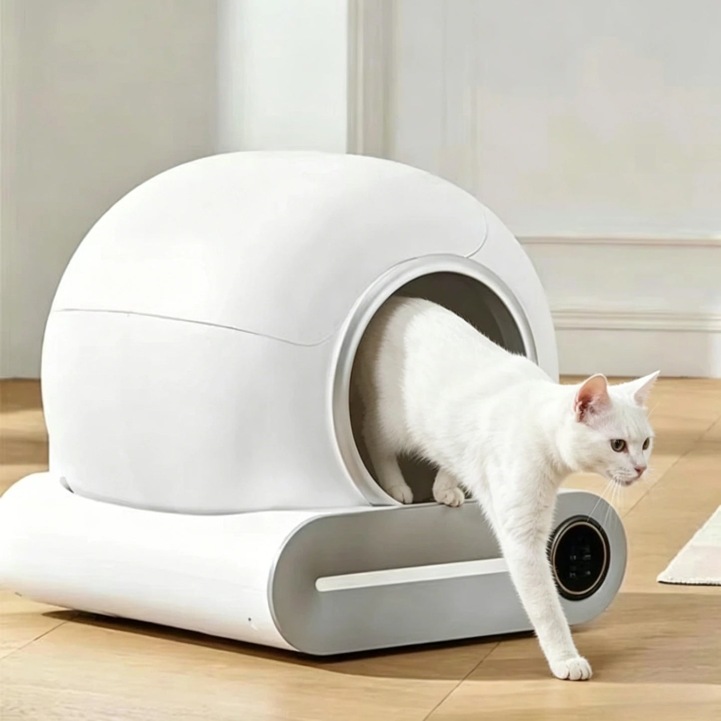 EU Stock Fully Automatic Smart Cat Litter Box Self-cleaning Large Capacity Cat Toilet APP Smart Control,Pet Supplies