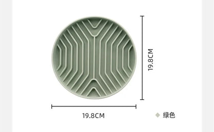 Silicone Slow Food Pad Suction Cup Anti Choking Cat Slow Food Bowl  Dog Licking Plate Pad Pet Slow Food Plate Pet supplies