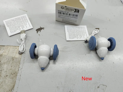 Electric Mouse Car Interactive Cat Toy Rechargeable Automatic Kitten Toy Intelligent Obstacle Avoidance Cat Toy