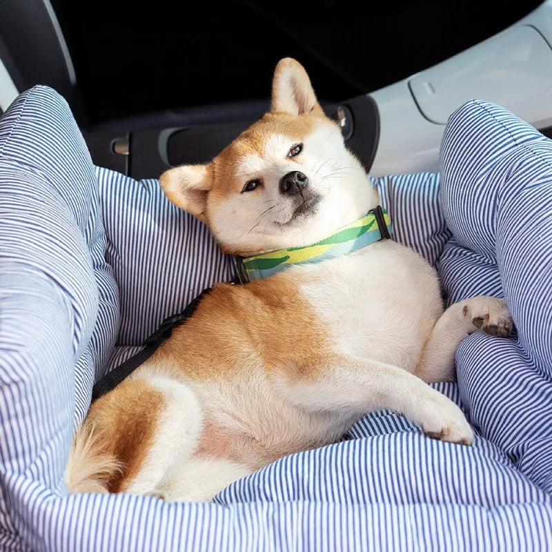 Pet Car Safety Seat Bed Pad Kennel Removable Washable Pet Supplies Four Season Universal Outdoors Traveling Indoor Dog Car Seat