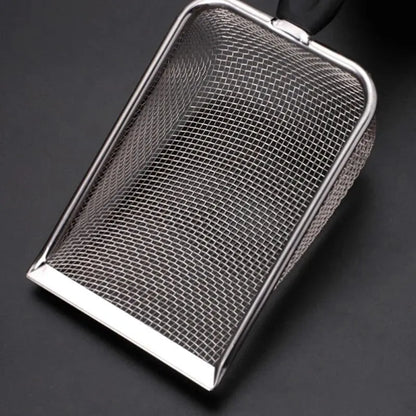 2X2mm Fine Pores Cat Sand Shovel Pet Supplies Stainless Steel Shovel Applicable Small Cat Litter Pet Feces Clean Filter Shovel