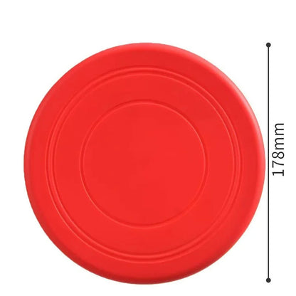 7 Colors Silicone Flying Saucer Interactive Dog Cat Toy Chew Resistant Flying Discs for Puppy Training Fun Pet Supplies