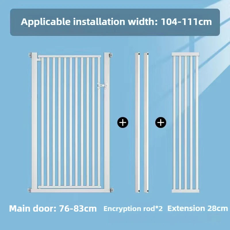 High 150CM Indoor Cat Fence Barrier Anti Jump Escape Cats Fences Isolation Gate Cats Containment Carbon Steel Pet Supplies