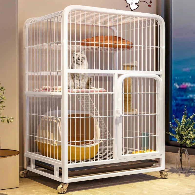 Cat Carrier Home Indoor Extra Large Free Space Cat Villa Multi-storey Luxury Cat Nest Multifunctional Pet Cage pet supplies