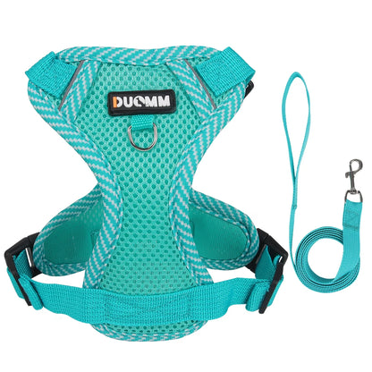 Cat Harness Dog Leash Breathable Mesh Spring Summer Pet Supplies Reflective Outdoor Walk Soft Cat Comfortable Puppy Harness