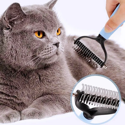 Dog Comb Knife Dog Brush Pet Hair Remover Stainless Steel Combs for Dogs Hair Knot Cleaning Massage Cat Brush Comb Pet Supplies