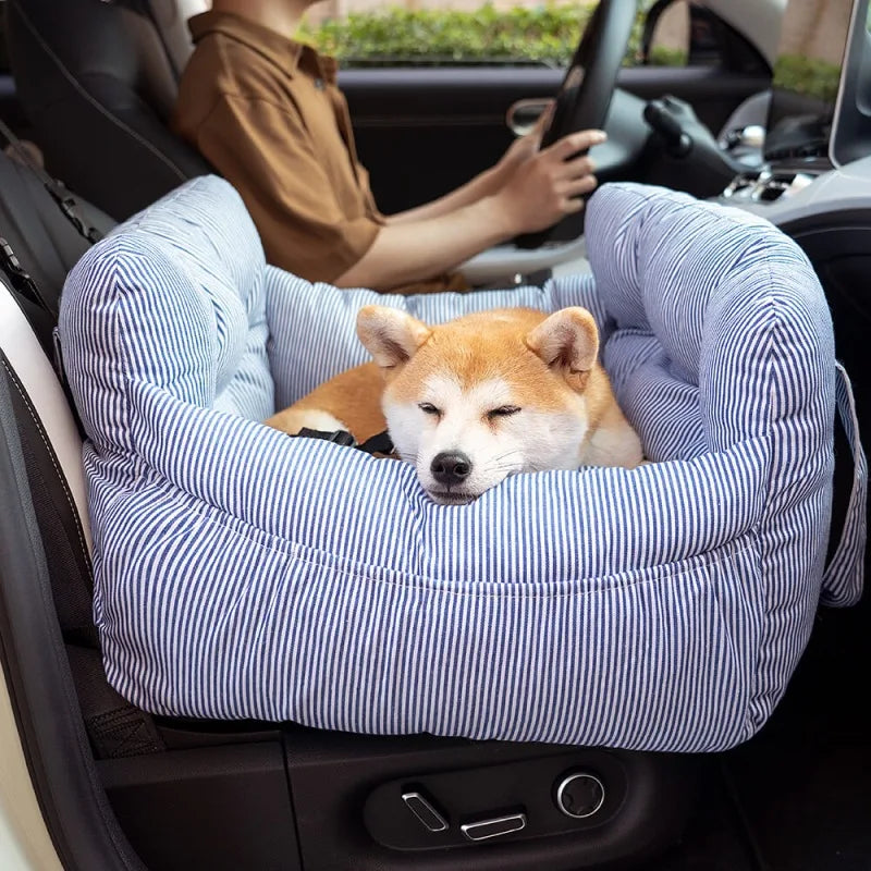 Pet Car Safety Seat Bed Pad Kennel Removable Washable Pet Supplies Four Season Universal Outdoors Traveling Indoor Dog Car Seat