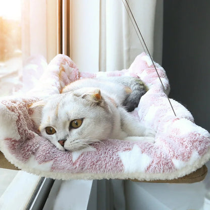 New pet cat hammock hanging cat bed bearing 20 kg comfortable sunny window seat kitten rock climbing frame pet supplies
