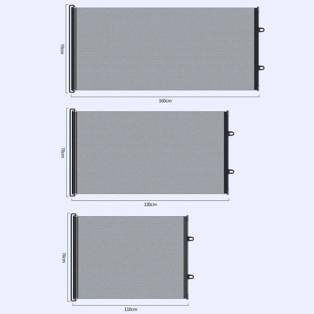 Retractable Barrier Fences Mesh Design Higher Design Mesh Stairs Gate Easy Install Punch-Free Dog Safety Fence Pet Supplies