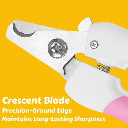 Curved Blade Pet Nail Clippers – Large & Small Sizes with Comfort-Grip Handle, Safe Trimming Tool for Big Dogs and Cats Grooming