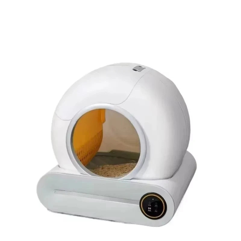 EU Stock Fully Automatic Smart Cat Litter Box Self-cleaning Large Capacity Cat Toilet APP Smart Control,Pet Supplies
