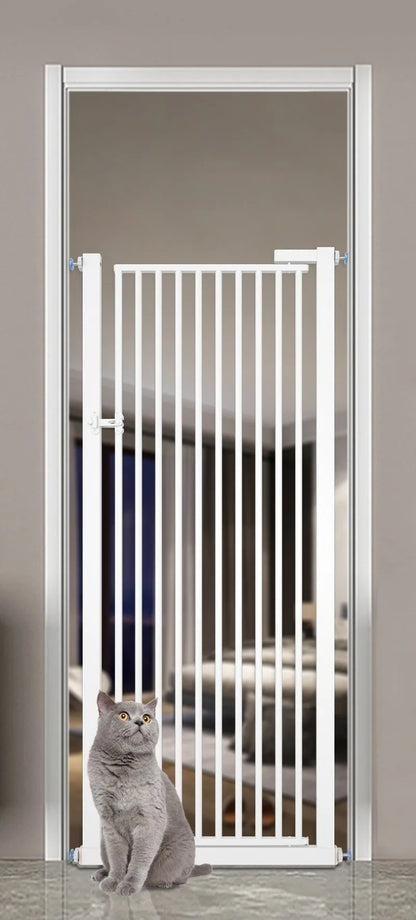 High 150CM Indoor Cat Fence Barrier Anti Jump Escape Cats Fences Isolation Gate Cats Containment Carbon Steel Pet Supplies