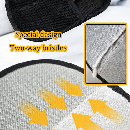 Pet Hair Removal Tools Reusable Gloves Pet Double Sided Beauty Gloves Carpet Removal Pet Fur Hair Pet Supplies Sofa Carpet Home