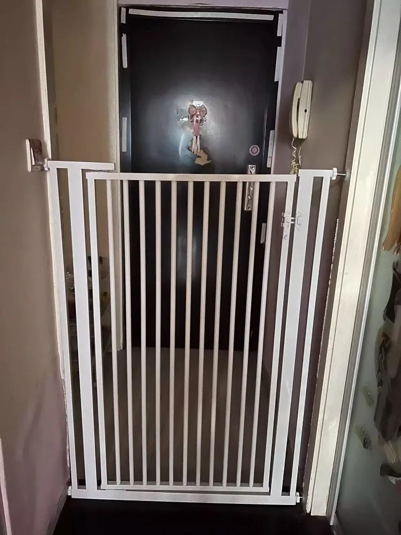 High 150CM Indoor Cat Fence Barrier Anti Jump Escape Cats Fences Isolation Gate Cats Containment Carbon Steel Pet Supplies