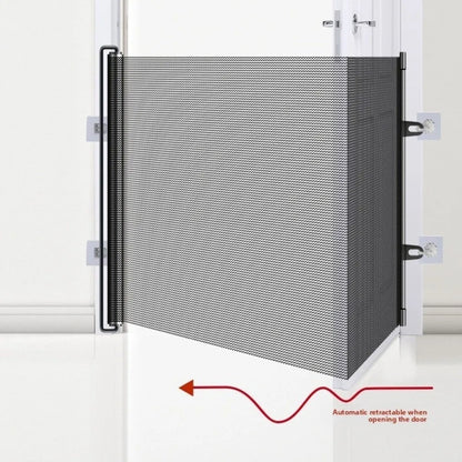 Retractable Barrier Fences Mesh Design Higher Design Mesh Stairs Gate Easy Install Punch-Free Dog Safety Fence Pet Supplies