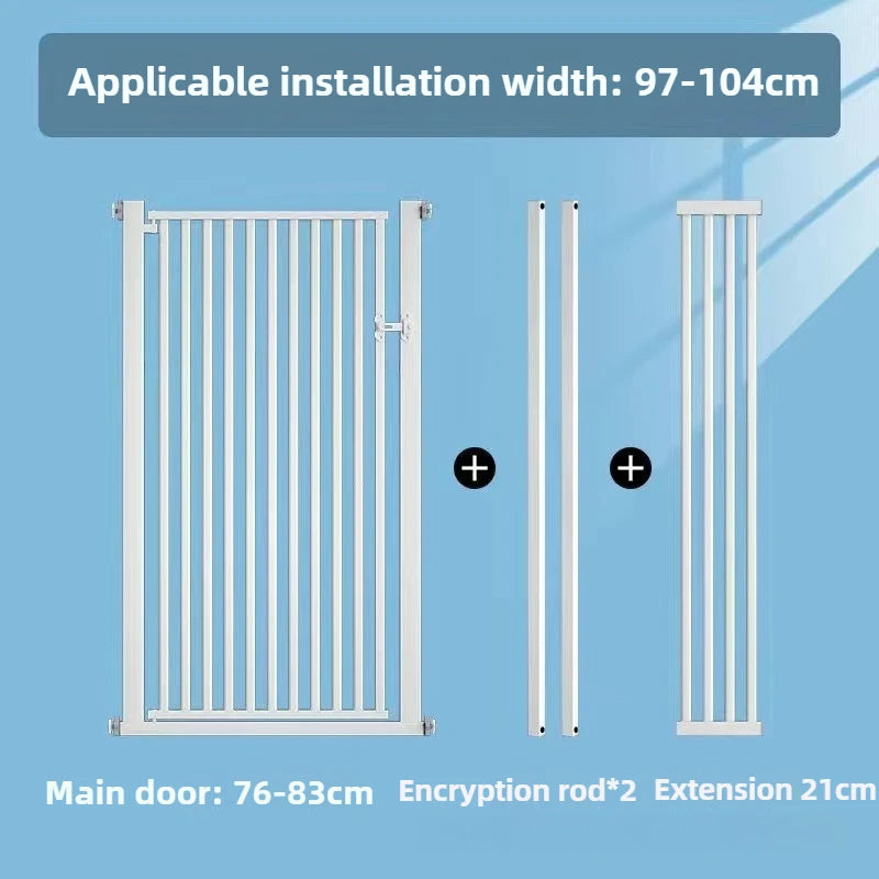 High 150CM Indoor Cat Fence Barrier Anti Jump Escape Cats Fences Isolation Gate Cats Containment Carbon Steel Pet Supplies