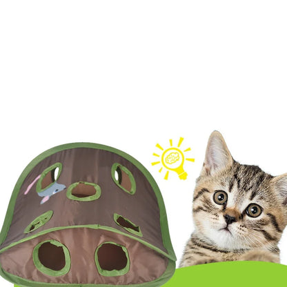 Hot Foldable Cat Tunnel Tube Interactive Fun Kitty Training Toy Boredom Buster for Puppy Kitten Pet Supplies Cat Accessory
