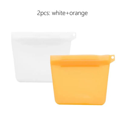 Dog Food Bag Waterproof Moisture-proof Pet Outdoor Training Dog Food Bag Dog Cat Silicone Snack Bag Storage Bag Pet Supplies