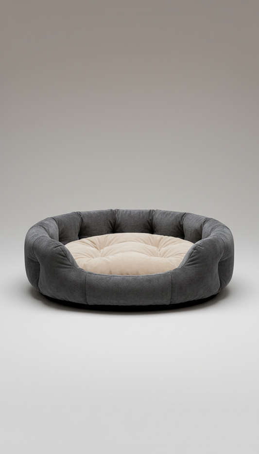 Orthopedic velvet pet bed